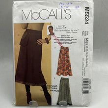 Load image into Gallery viewer, MCCALL&#39;S Pattern, Misses&#39;/Miss Petite Skirts (PMC5524)
