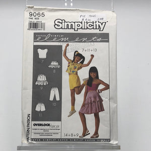SIMPLICITY Pattern Girls Outfit (PSI9065)