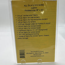 Load image into Gallery viewer, Sew Wonderful Dreams &quot;All in a Days Work&quot; Quilt Pattern (PXX0516)
