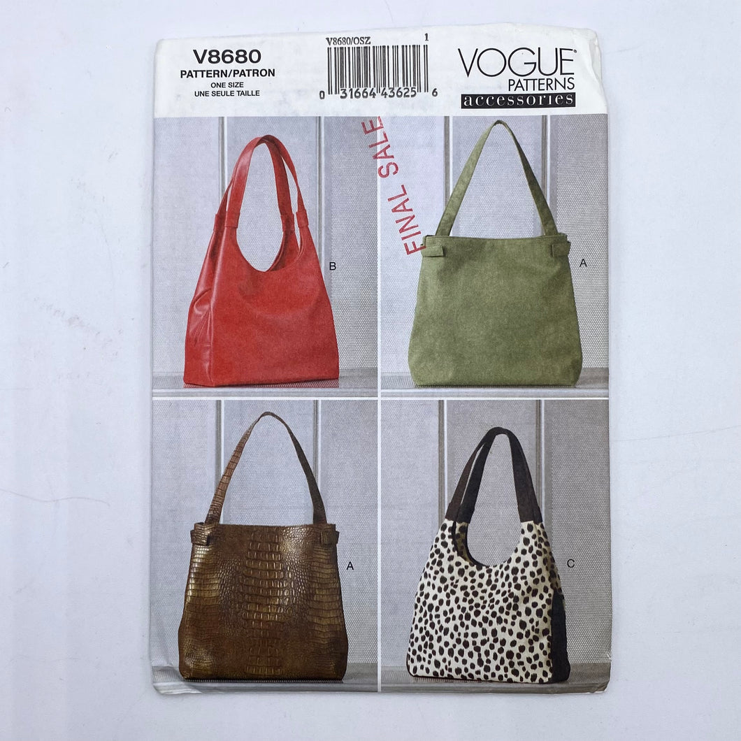 Bag Pattern - Vogue V8680 (NPA0005)
