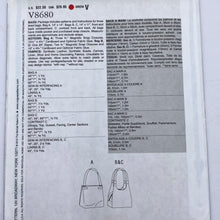 Load image into Gallery viewer, Bag Pattern - Vogue V8680 (NPA0005)
