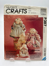Load image into Gallery viewer, MCCALL&#39;S Pattern, Country Novelty Hair Dolls (PMC0387)
