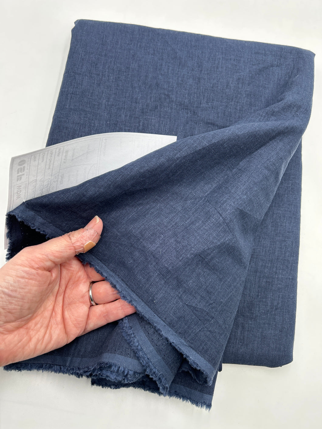 Linen Dress Weight, Navy (WDW2322)(WBW)