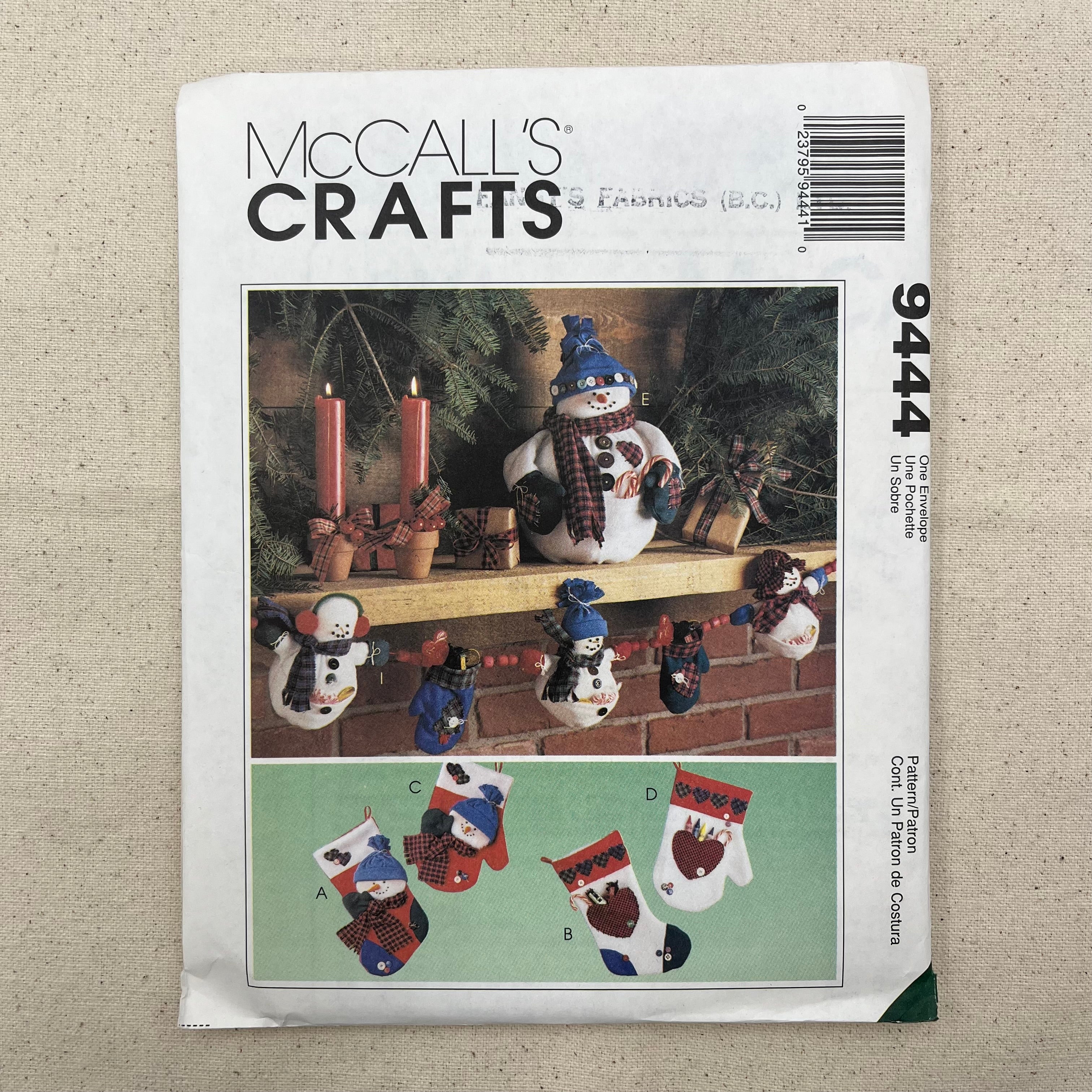 McCall's Pattern - 9444 Frosty Friends (NPA0496)