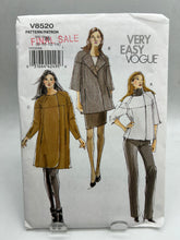 Load image into Gallery viewer, VOGUE Pattern, Misses&#39; Jacket (PVO8520)
