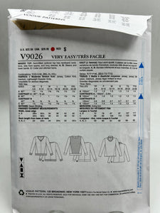 VOGUE Pattern, Misses' Top (PVO9026)