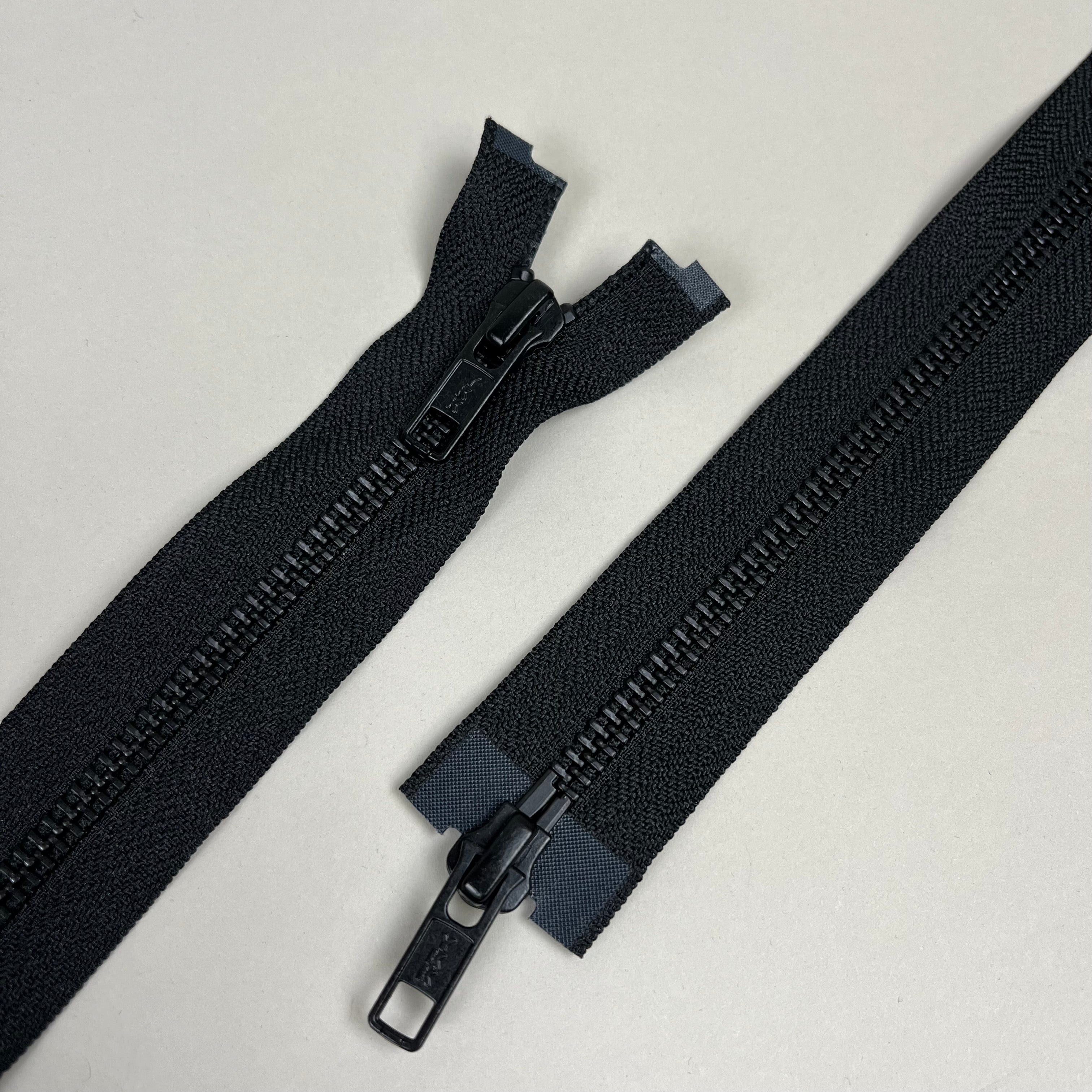 Two-Way Metal Zipper - Black 31.5" (NZP0384)