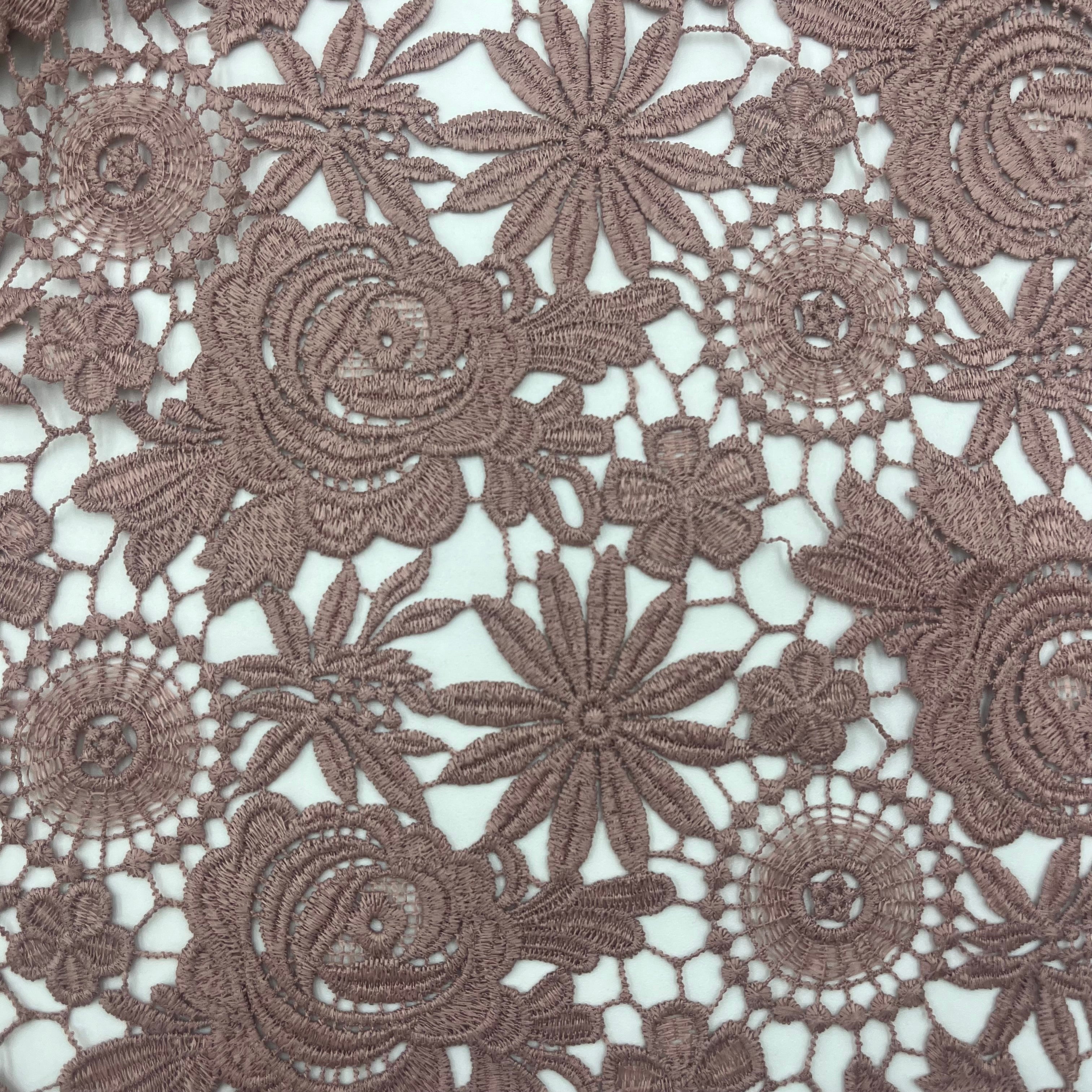 Lace Dress Weight - Mauve Garden (WDW3642)