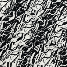 Load image into Gallery viewer, Slinky knit, Black &amp; White Abstract (KIT0244)
