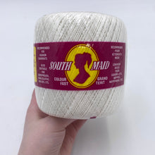 Load image into Gallery viewer, Mercerized Cotton Lace Weight Yarn - White  (NYN0321)
