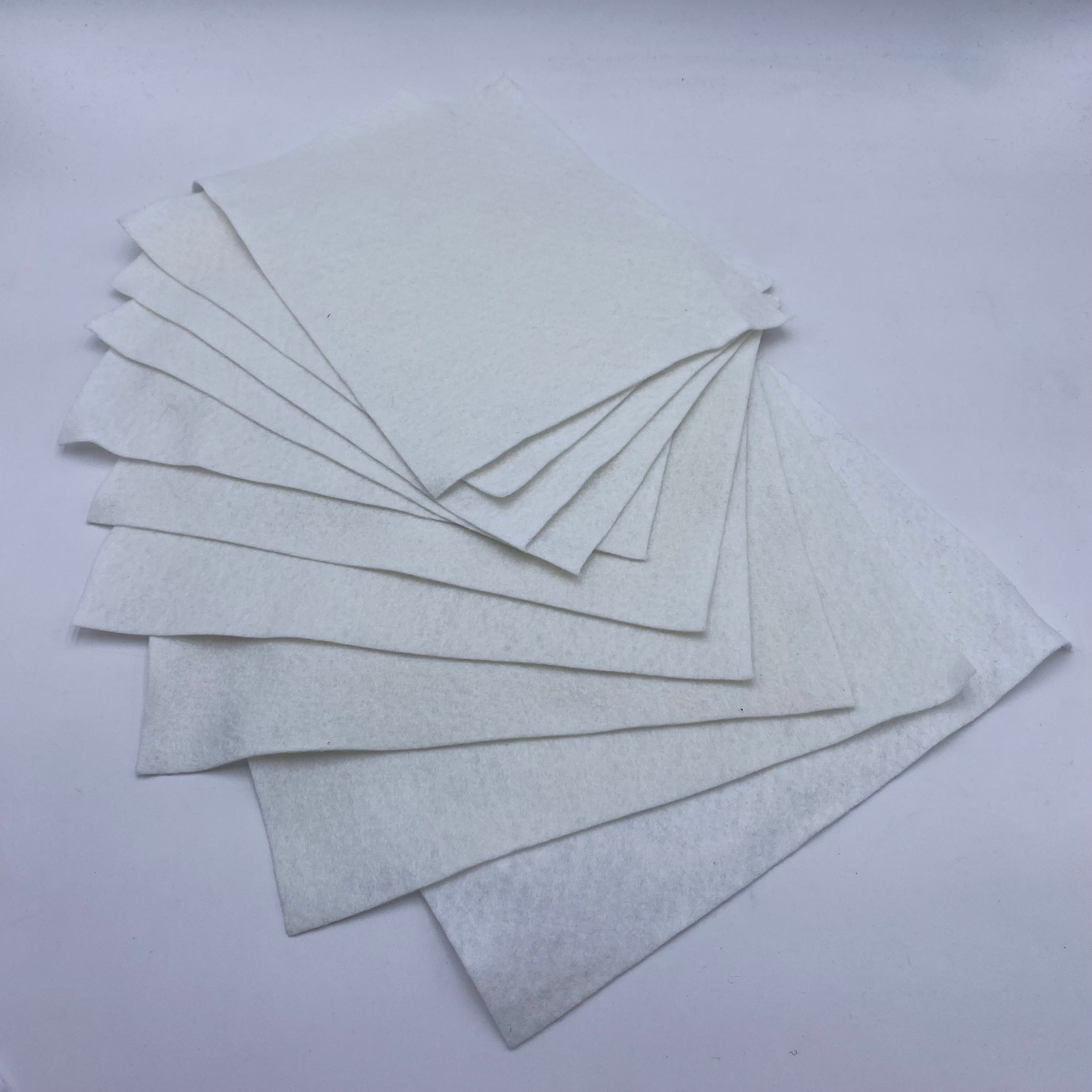 10-Piece Felt Bundle - White (SFT0060)