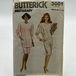 BUTTERICK Pattern, Misses Dress (PBT3001)