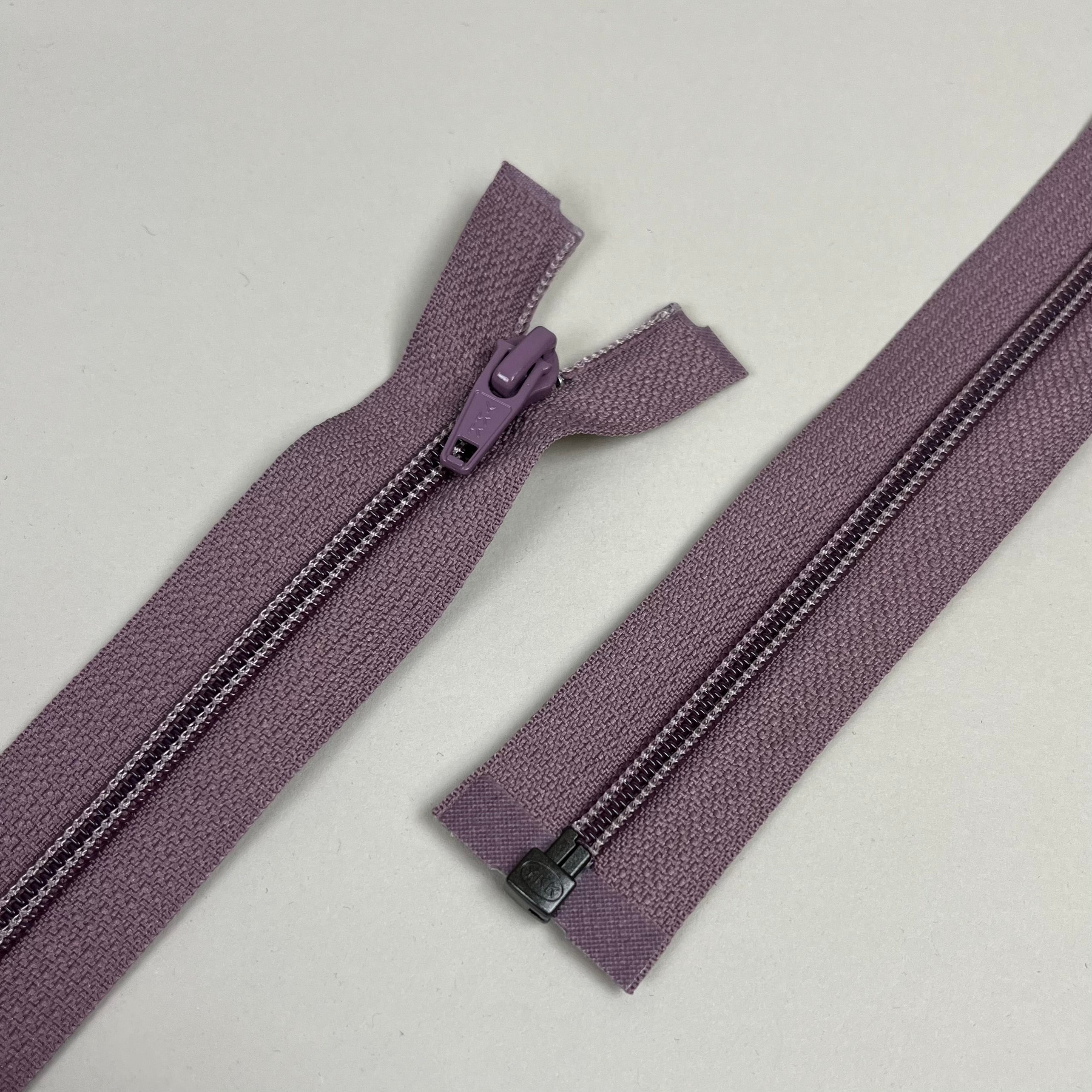 Separating Nylon Coil Zipper - Mauve 21" (NZP0325)