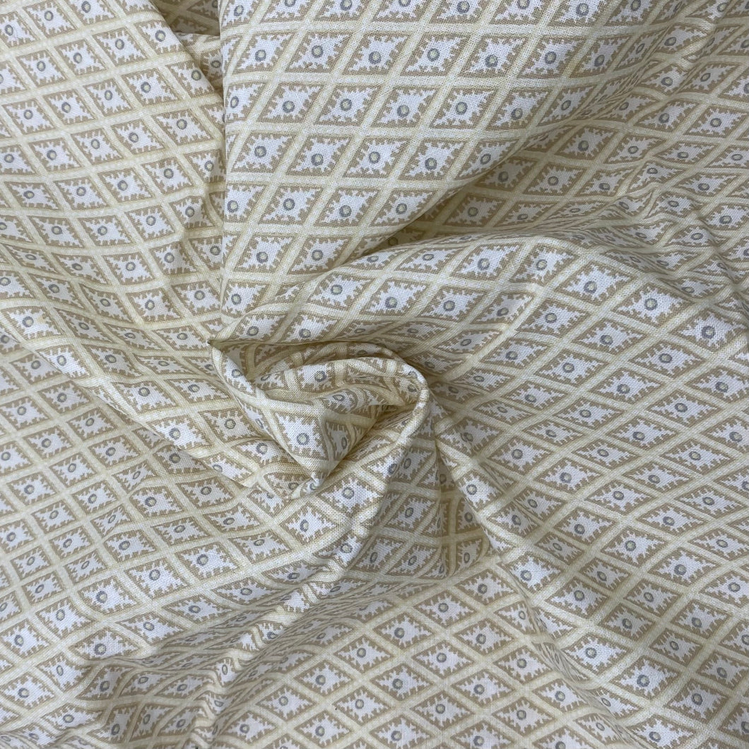 Cotton Shirting - Diamond Trellis (WDW3127)