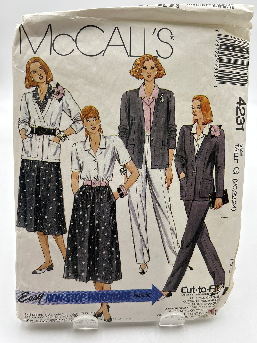 MCCALL'S 20+ Pattern, Women's Outfit (PMC4231)