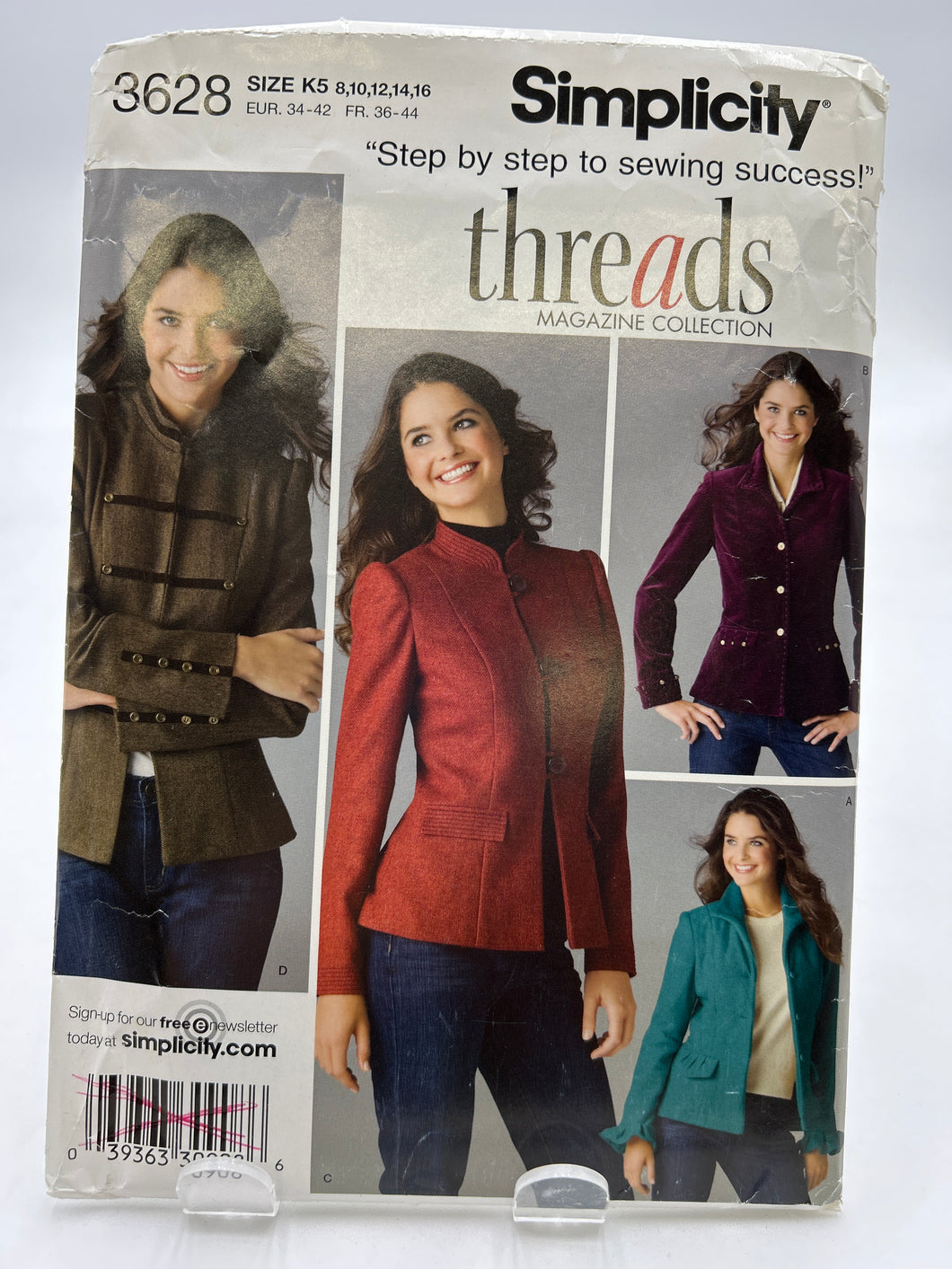 SIMPLICITY Pattern, Misses' Jacket (PSI3628)