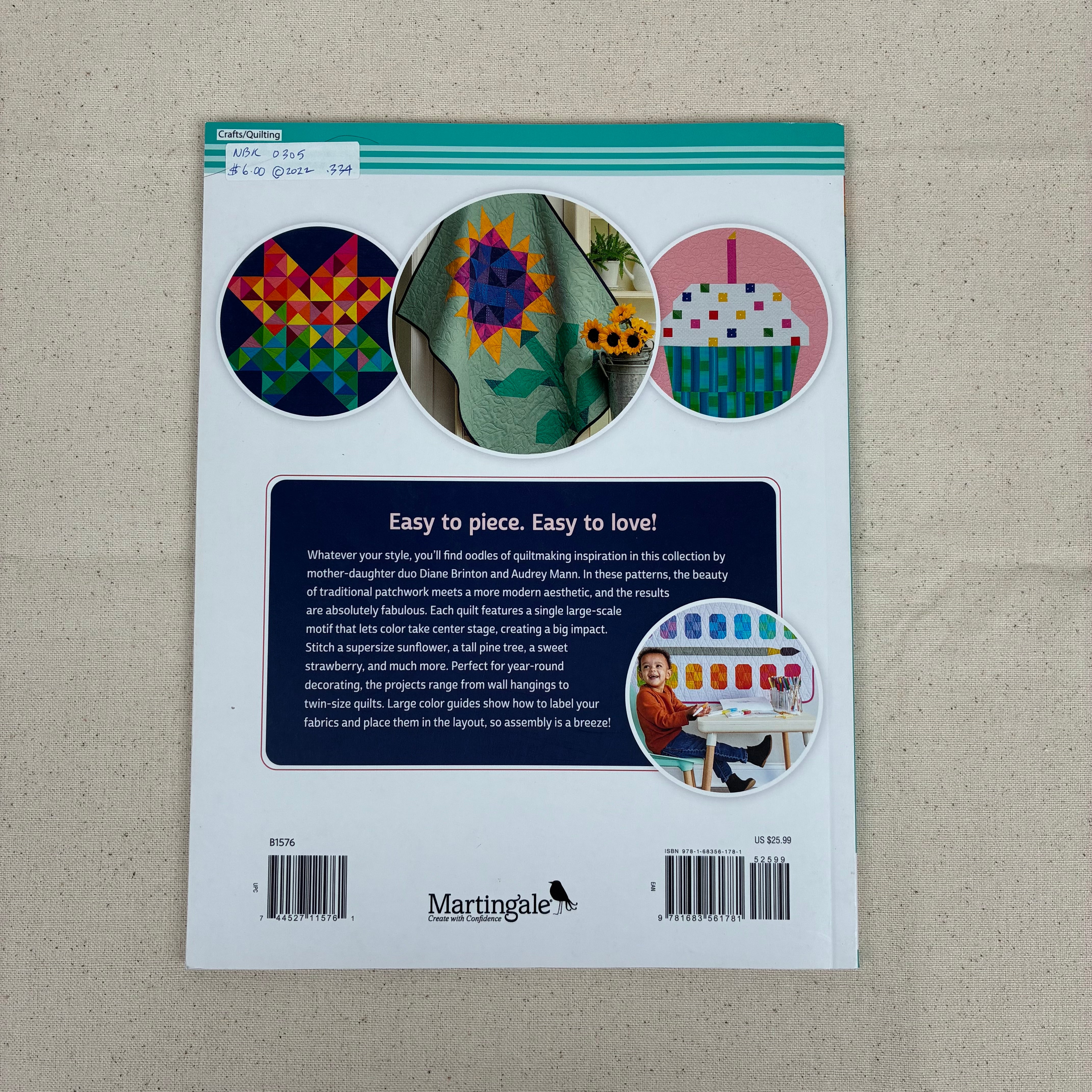 Sewing Book - 11 Fun, Easy-to-Sew Quilts (NBK0305)