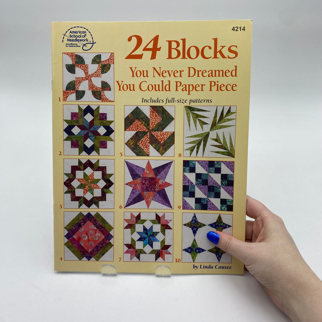 Quilting Book - 24 Blocks You Never Dreamed You Could Paper Piece (NBK0063)