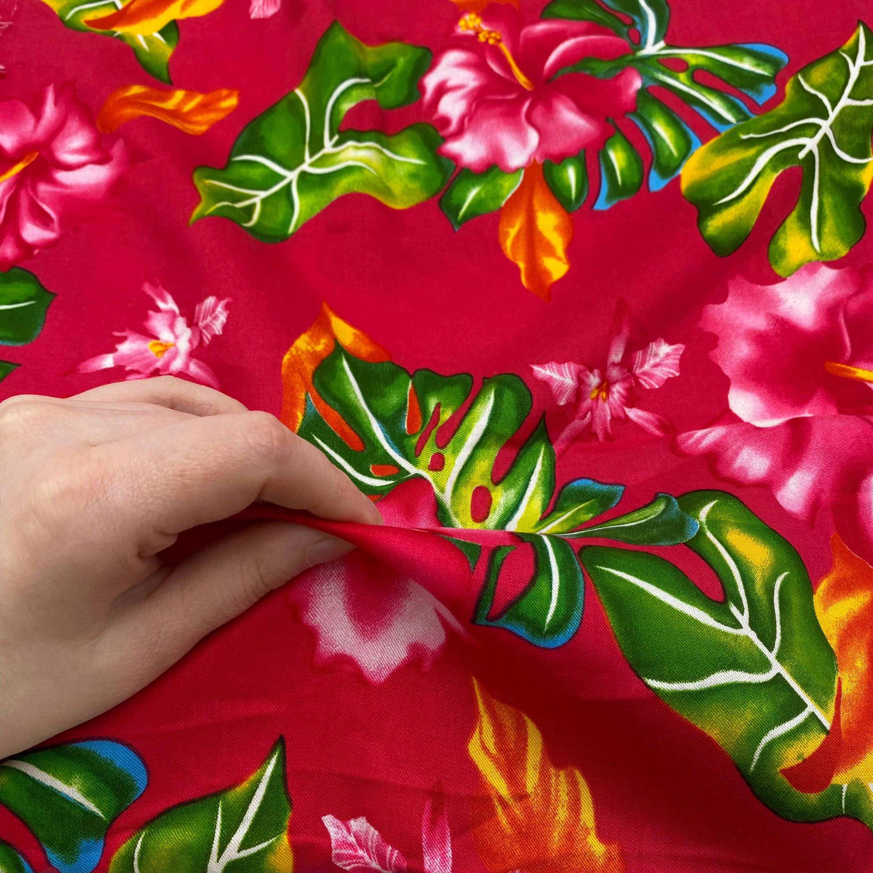 Rayon Dress Weight - Tropical Pink (WDW3377)