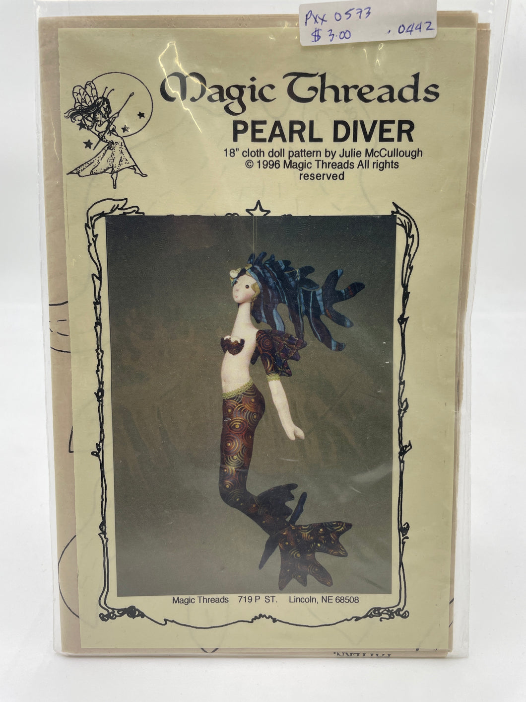 Magic Threads Doll Pattern, Pearl Diver (PXX0573)