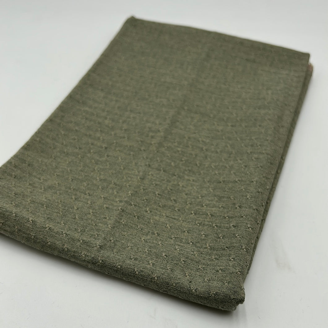 Cotton Shirting, Taupe Green (WDW1614)