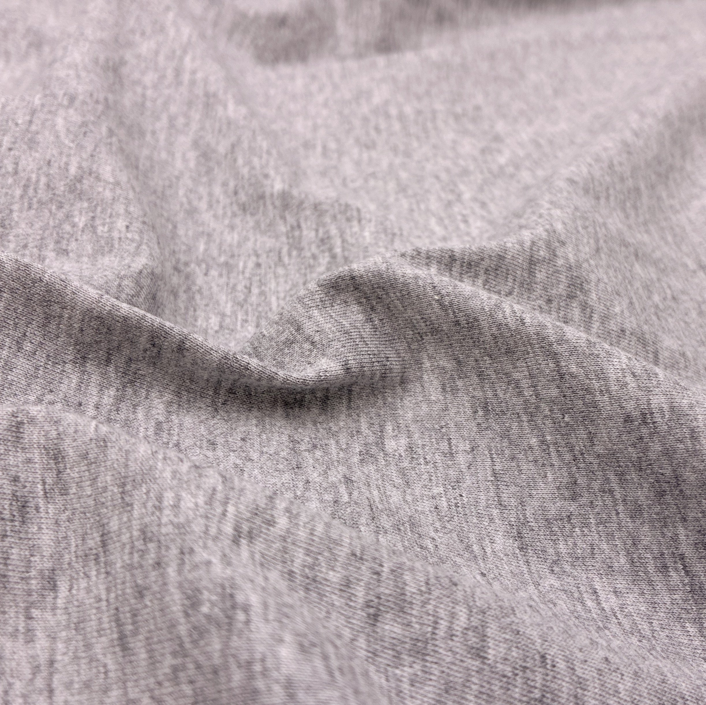 Organic Cotton Jersey - Heather Grey (KJE1559:1560)