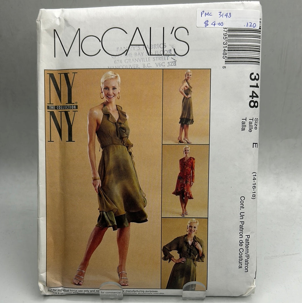 MCCALL'S Pattern, Misses'/Miss Petite Dress, Top, Shrug and Skirt (PMC3148)
