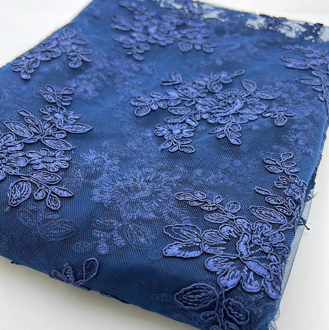 Woven Lace, Royal Blue (WFY0427)