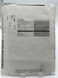 VOGUE Pattern, Misses' Dress (PVO2899)