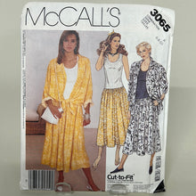 Load image into Gallery viewer, Vintage MCCALL&#39;S Pattern, Misses&#39; Shirt &amp; Dress (PMC3065)
