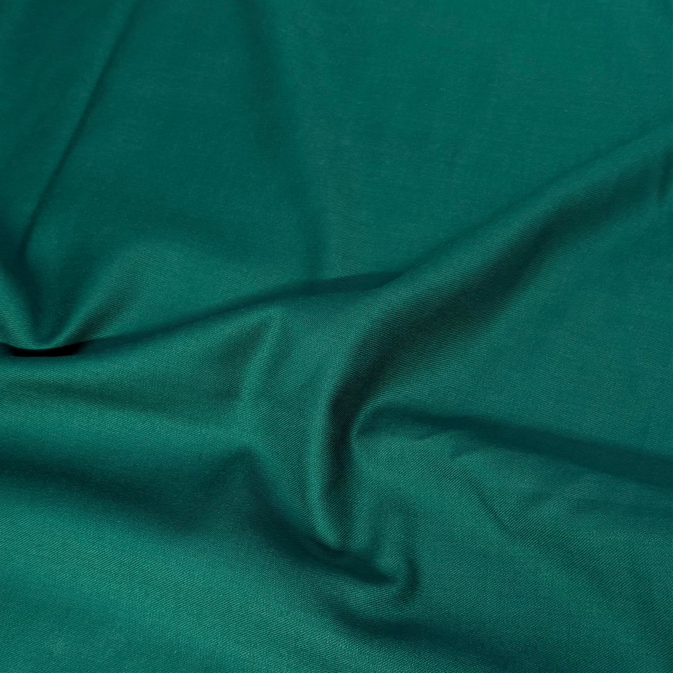 Wool Blend Twill Suiting - Deep Green (WSW0796)