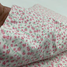 Load image into Gallery viewer, Cotton Flannelette, Pink on White (WFL0292)
