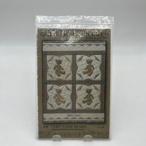 Quilt Pattern, Very Tame Bears (PXX0702)
