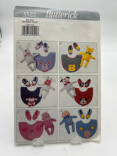 Load image into Gallery viewer, BUTTERICK Pattern, Bibs, Dolls &amp; Slippers (PBT3522)
