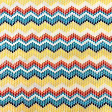 Load image into Gallery viewer, Quilting Cotton - Chevron Multicolour Bead Print (WQC2735:36)
