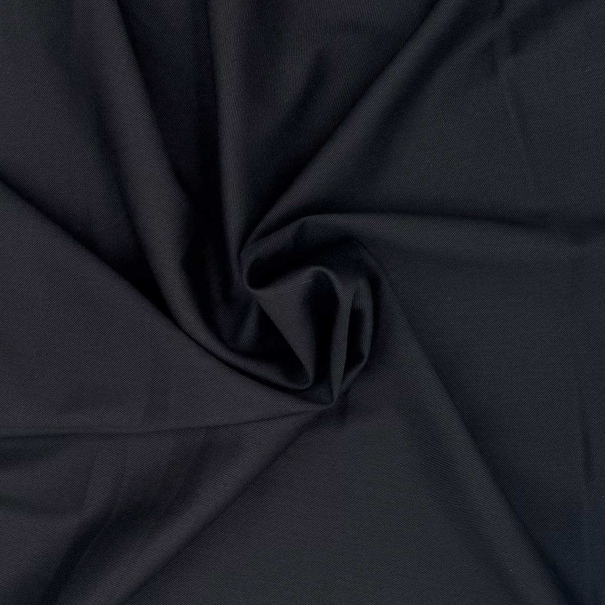 Viscose Blend Twill - Black (WTW0079:80)