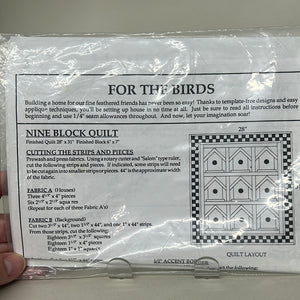 For the Birds Quilt Pattern (PXX0653)