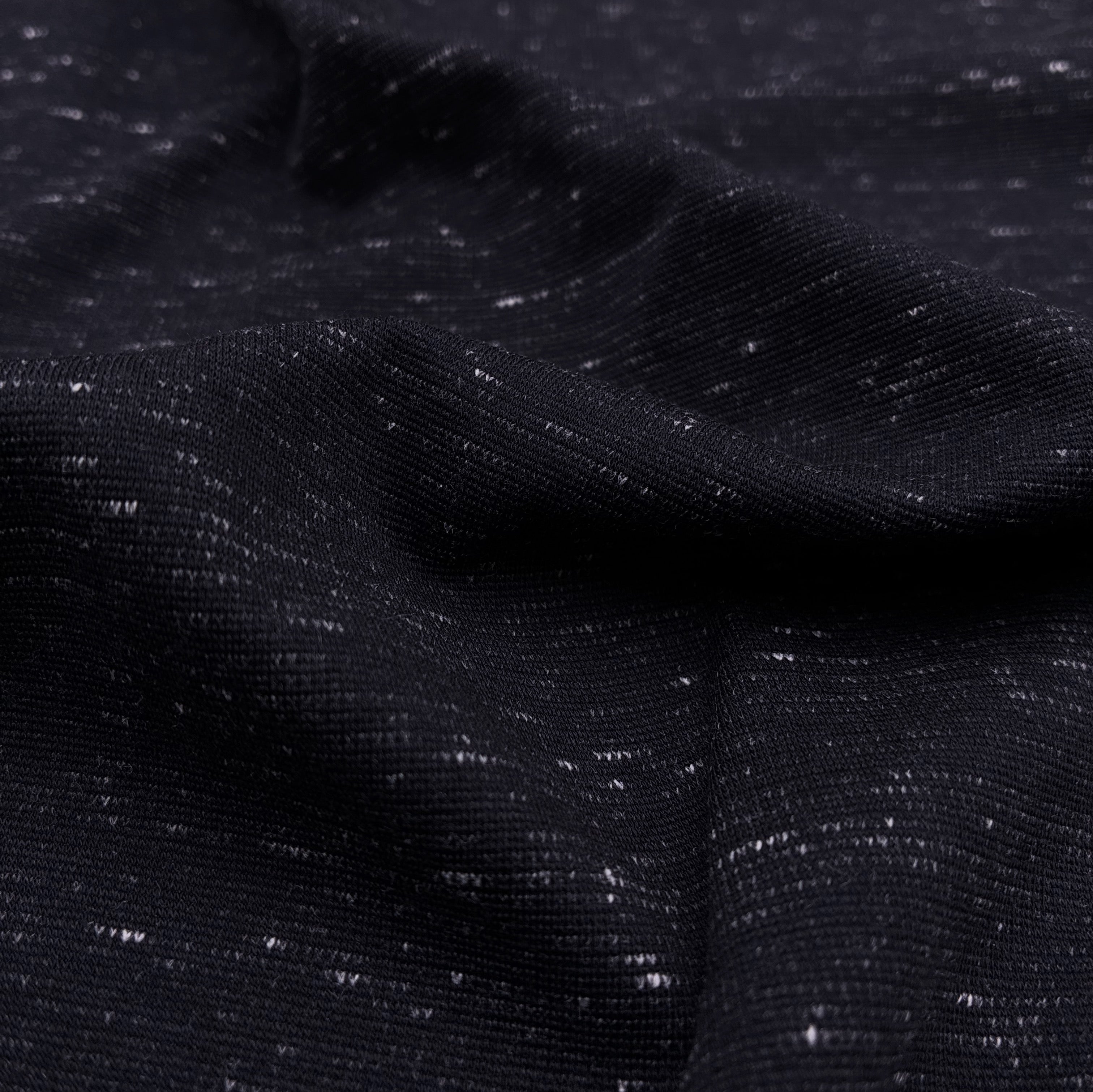 Rayon Ponte - Midnight Black Melange (KPS0040:41)