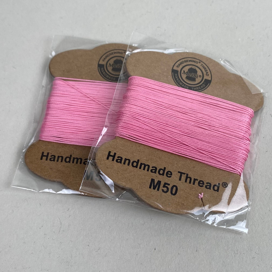 Handmade Waxed Linen Thread M50 -  Pink (NXX1587)