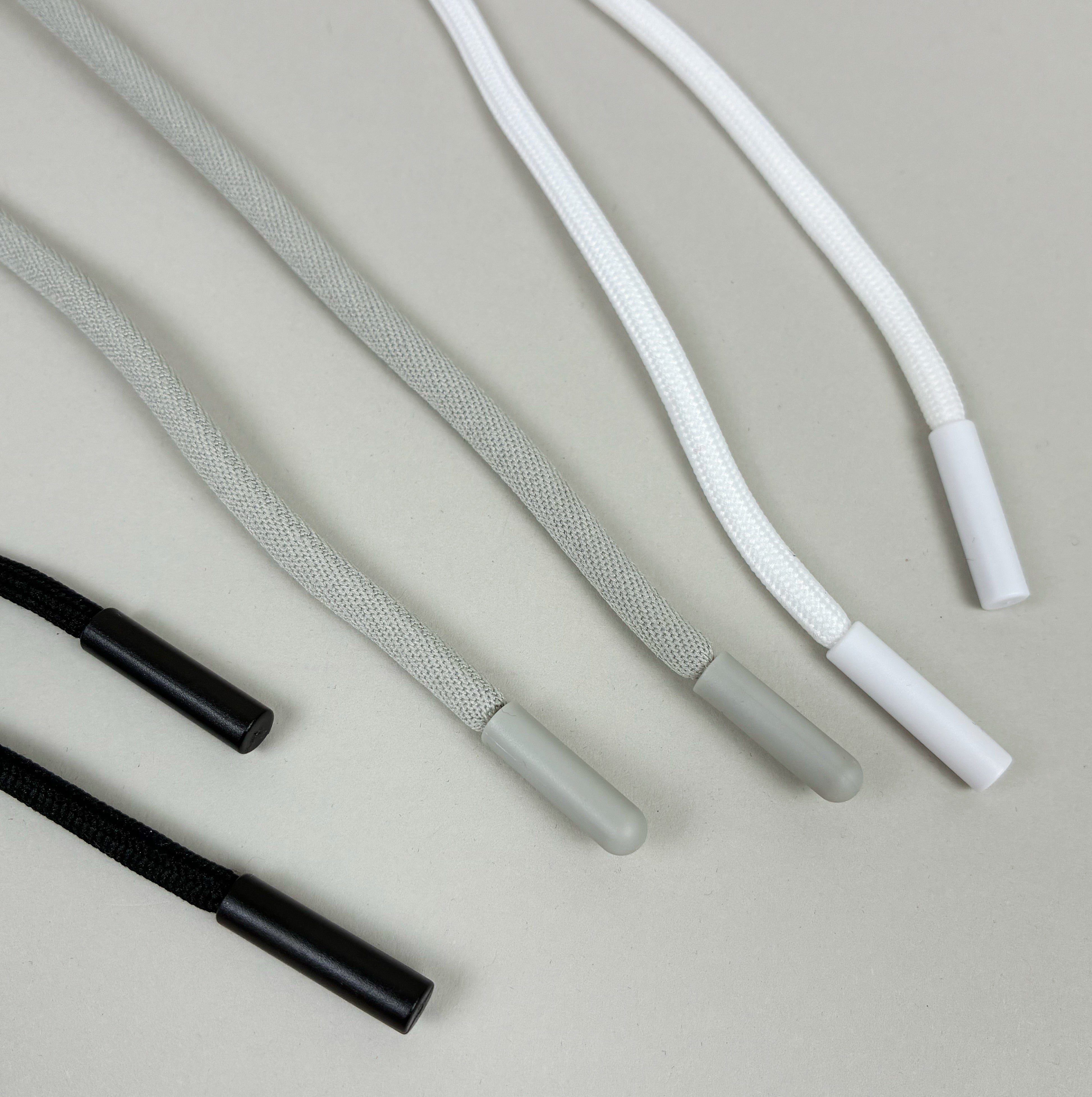 Drawstring Cords - Black, White & Grey (NXX1866)