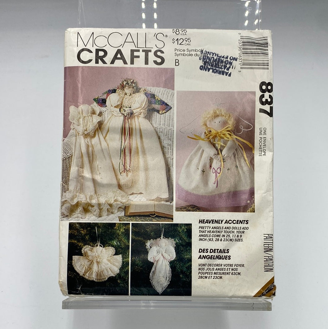 MCCALL'S Pattern, Heavenly Accents (PMC0837)