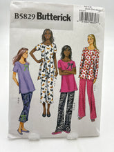 Load image into Gallery viewer, BUTTERICK Pattern, Misses&#39; Top, Pants, Slippers &amp; Bow (PBT5829)
