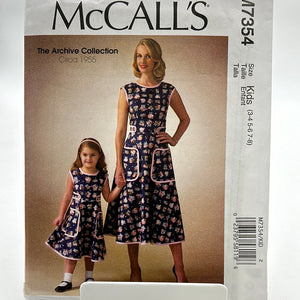 MCCALL'S Pattern, Girls Dress (PMC7354)