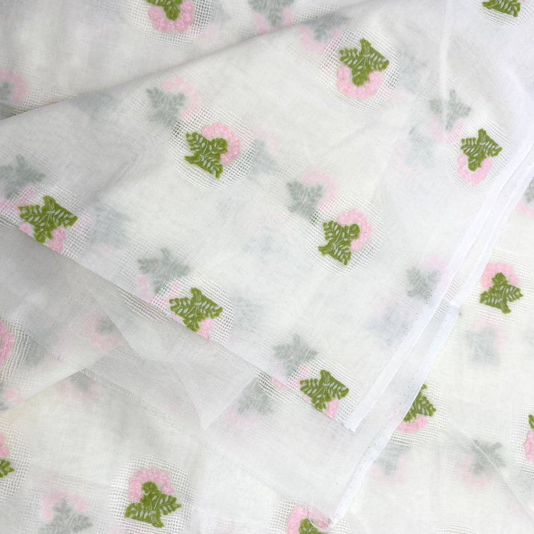 Cotton Shirting - Pink Bouquet (WDW3121)