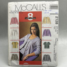 Load image into Gallery viewer, MCCALL&#39;S Pattern, Misses&#39; Cardigan and Top (PMC2128)
