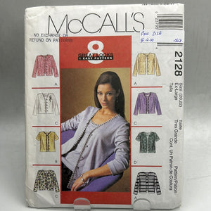 MCCALL'S Pattern, Misses' Cardigan and Top (PMC2128)