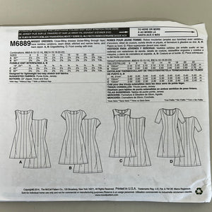 MCCALL'S Pattern, Misses' Dresses (PMC6889)
