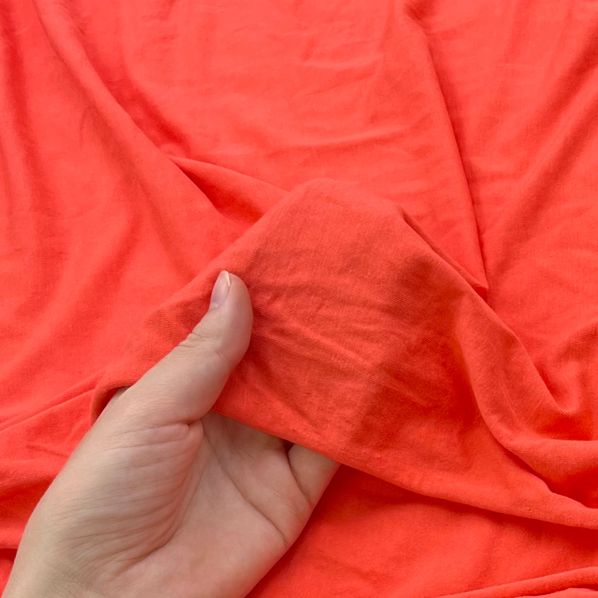 Cotton Jersey - Coral (KJE1563)
