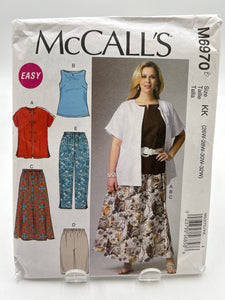 MCCALL'S 20+ Pattern, Women's Outfit (PMC6970B)