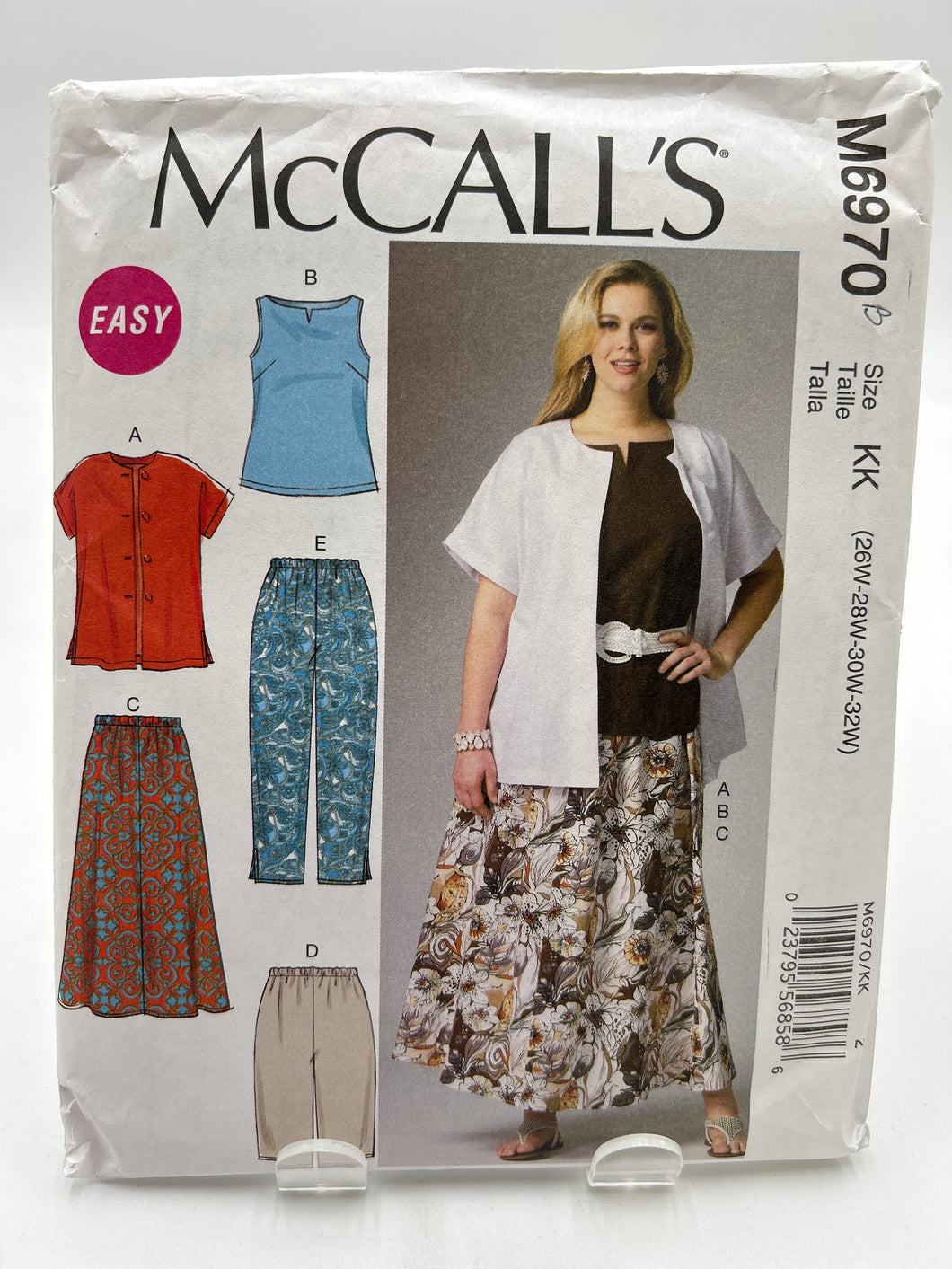 MCCALL'S 20+ Pattern, Women's Outfit (PMC6970B)